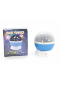 Lampa LED z projektorem