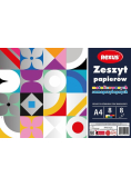 Zeszyt papierów kolor samoprzylep. A4/8K (10szt)