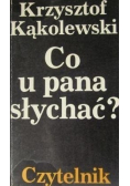 Co u Pana słychać