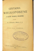 Czytania wielkopostne, 1911 r.