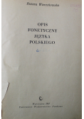 Opis fonetyczny języka polskiego