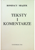 Teksty i komentarze