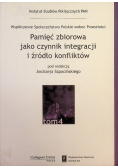 Pamięć zbiorowa jako czynnik integracji i źródło konfliktów