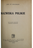 Nazwiska polskie 1936 r.