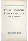Polski Słownik Biograficzny Tom XV
