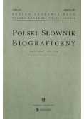 Polski Słownik Biograficzny Zeszyt 207