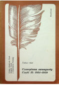 Czasopisma awangardy cz II 1931 1939