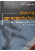 Administracja spraw wewnętrznych w Polsce