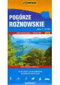 Pogórze.  Rożnowskie. Mapa turystyczna 1:50 000