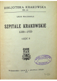 Szpitale Krakowskie 1220 1920  1924 r.