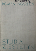 Studia z Estetyki Tom I