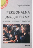 Personalna funkcja firmy