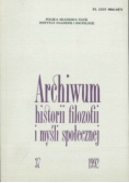 Archiwum historii filozofii i myśli społecznej