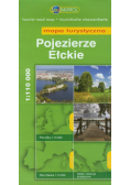 Pojezierze Ełckie mapa turystyczna 1:110 000