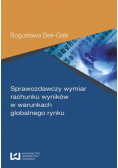 Sprawozdawczy wymiar rachunku wyników w warunkach globalnego rynku