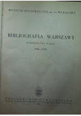 Bibliografia Warszawy wydawnictwa ciągłe 1944 - 1954