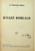 Ksiądz Romuald 1935 r.