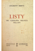 Listy do Czesława Miłosza 1952-1979