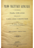 Prawo małżeńskie katolickie, 1890 r.