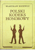 Polski Kodeks Honorowy reprint z 1939 r