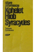 Stare przymierze Kohelet Hiob Syracydes