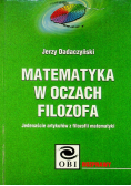 Matematyka w oczach filozofa