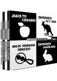 Kontrastowe książeczki BOX 3m 4 części