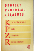 Projekt programu i statutu komunistycznej partii związku radzieckiego