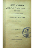 Gesu Cristo verbo incarnato 1888 r.