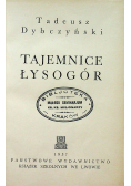 Tajemnice Łysogór 1937 r.