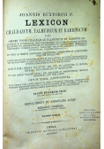 Lexicon chaldaicum talmudicum et rabbinicum 1875 r.
