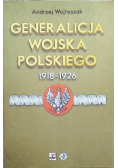 Generalicja Wojska Polskiego 1918-1926