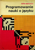 Programowanie nauki o języku