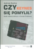 Czy Keynes się pomylił ?