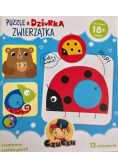Puzzle z dziurką  Zwierzątka