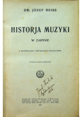 Historja muzyki w zarysie 1921 r.