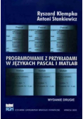 Programowanie z przykładami w językach Pascal i Matlab