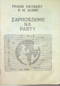 Zaproszenie na party