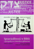 Sprawiedliwość w Biblii z perspektywy interdyscyplinarnej