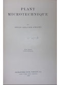 Plant microtechnique 1940 r.