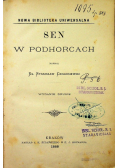 Sen w podhorcach 1888 r.