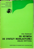 Od Keynesa do syntezy neoklasycznej Analiza krytyczna