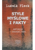 Style myślowe i fakty