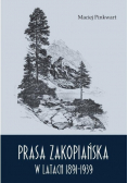 Prasa zakopiańska w latach 1891- 1939