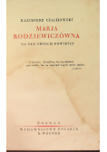 Maria Rodziewiczówna na tle swoich powieści, 1935 r.