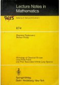 Lecture notes in Mathematics