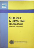 Negocjacje w transferze technologii Podręcznik szkoleniowy