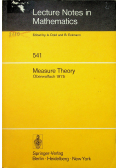 Lecture notes in Mathematics