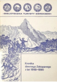 Kronika dawnego Zakopanego z lat 1848  1890