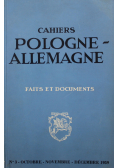 Cahiers Pologne Allemagne Faits et documents nr 3